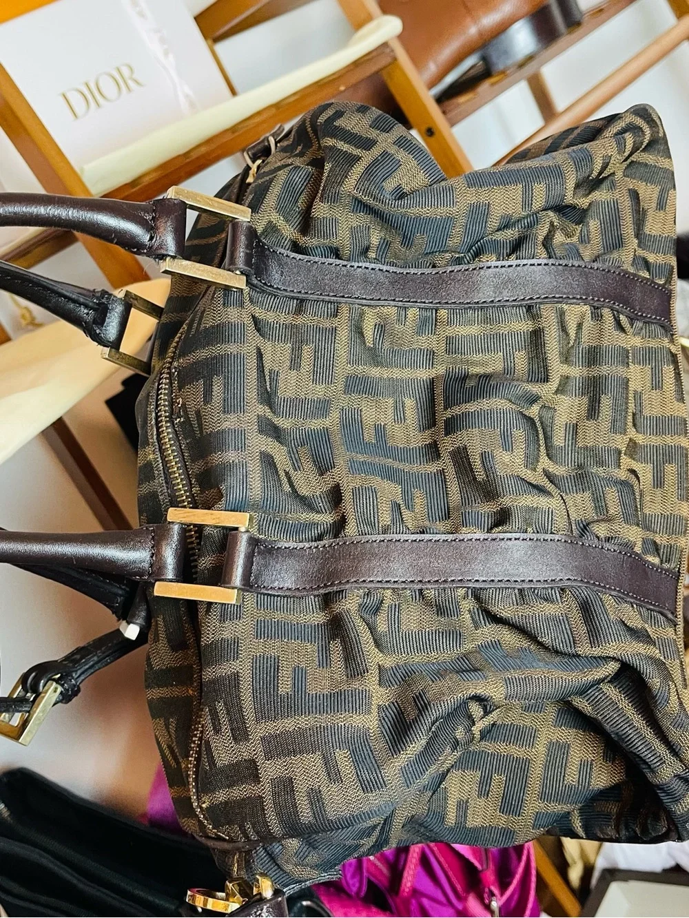 Fendi Authentic Vintage with crossbody strap